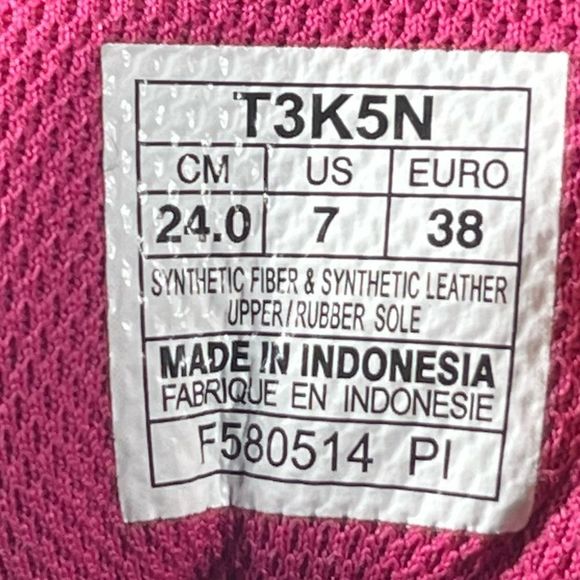Asics Gel-Fuji Setsu Black Gray Pink Goretex Trail Running Shoe Spikes Womens 7 - Picture 9 of 9